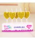 PS018 - Gold Birthday Candles